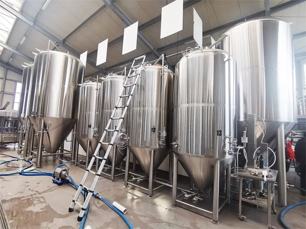 Конусная ферментер SUS304 300L-2000L для микро-пивоварни 2