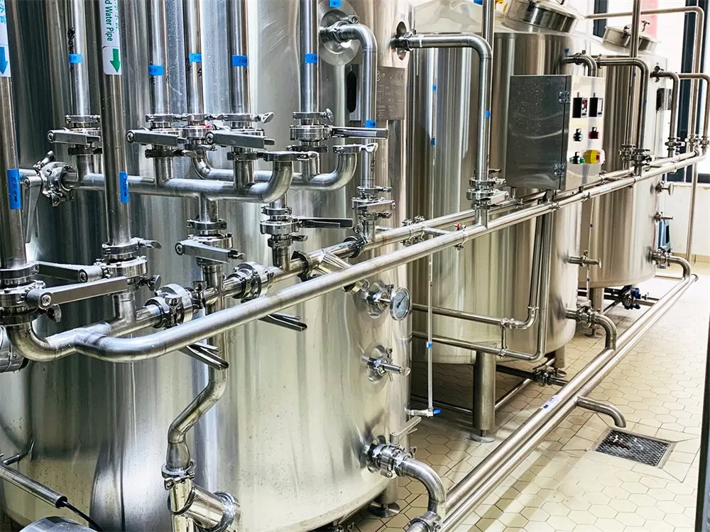 SUS304 Готовый проект промышленный 1000L 2000L Оборудование для пивоварни 5