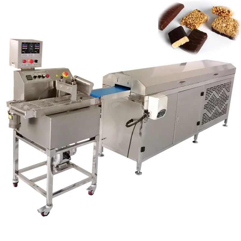 Полуавтоматическая шоколадная обливочная машина