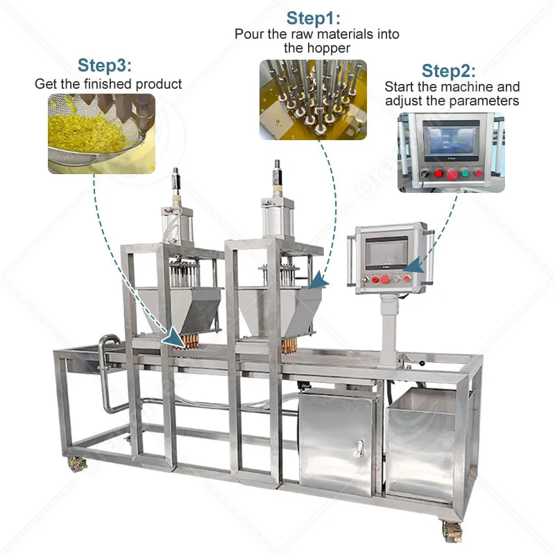 Полуавтоматическая машина для приготовления поппинг бобы 5