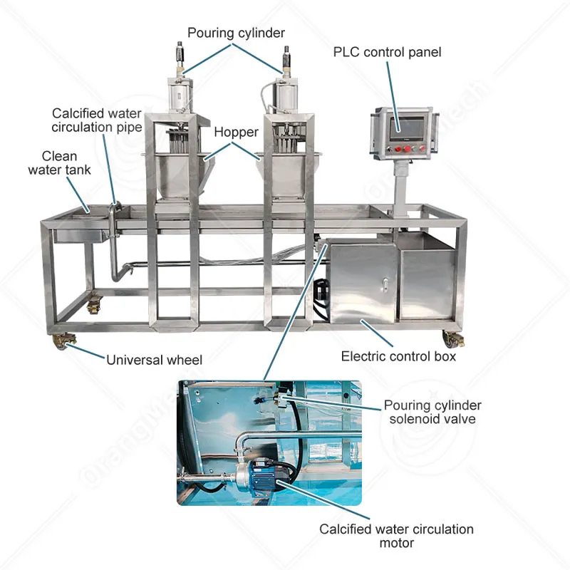 Полуавтоматическая машина для приготовления поппинг бобы 4