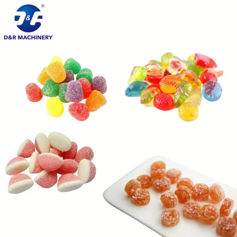 Полуавтоматическая линия для заливки витаминов в жевательные конфеты желе 2