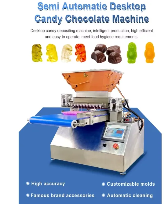 Полуавтоматическая машина для производства конфет и шоколада 2