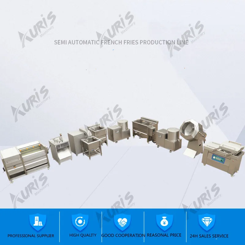 Полуавтоматическая машина для мойки, очистки и обрезки овощей с воздушными пузырьками 3