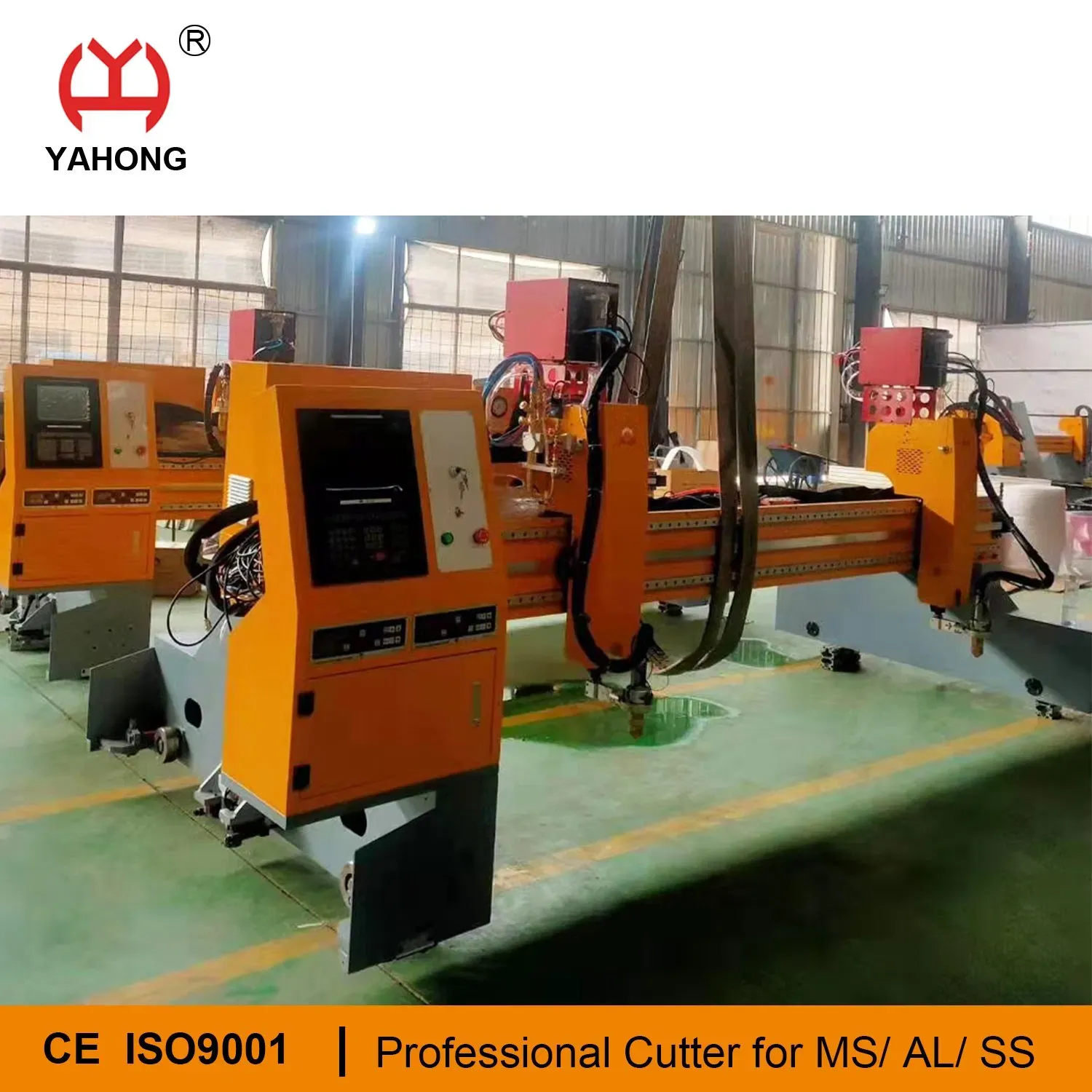 Серво CNC плазменная резка с двойным приводом