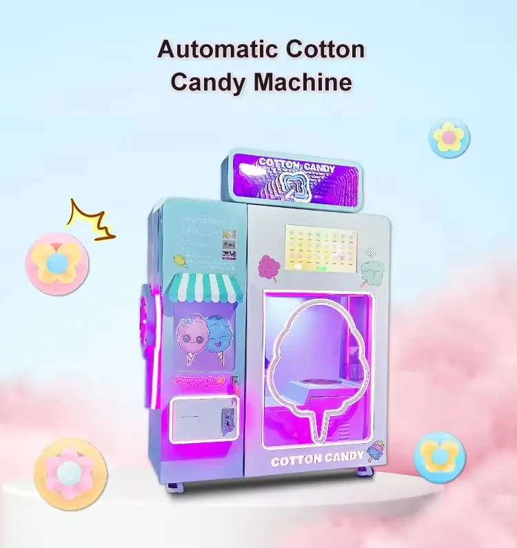 Цены на торговые автоматы с сахарной ватой для умного бизнеса в Китае в торговых центрах 2