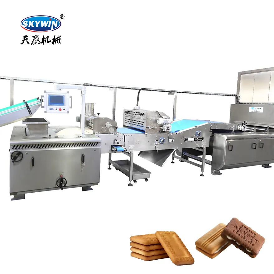 Автоматическая линия для производства мягкого песочного печенья Skywin