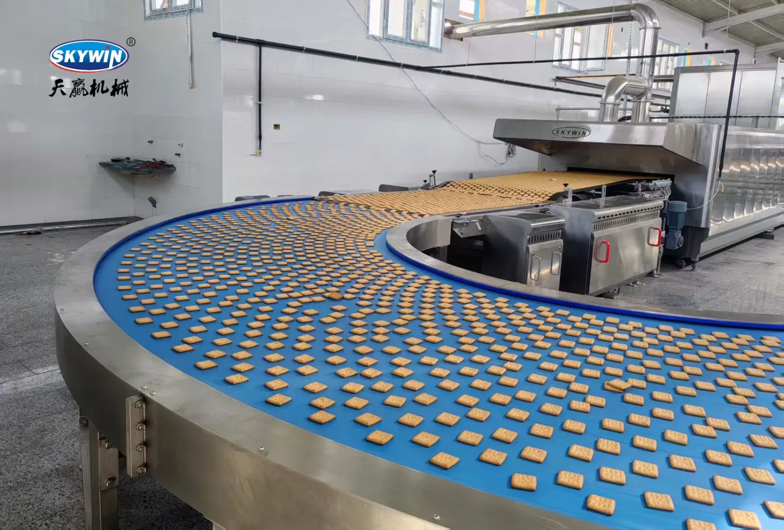 Автоматическая линия для производства мягкого песочного печенья Skywin 5