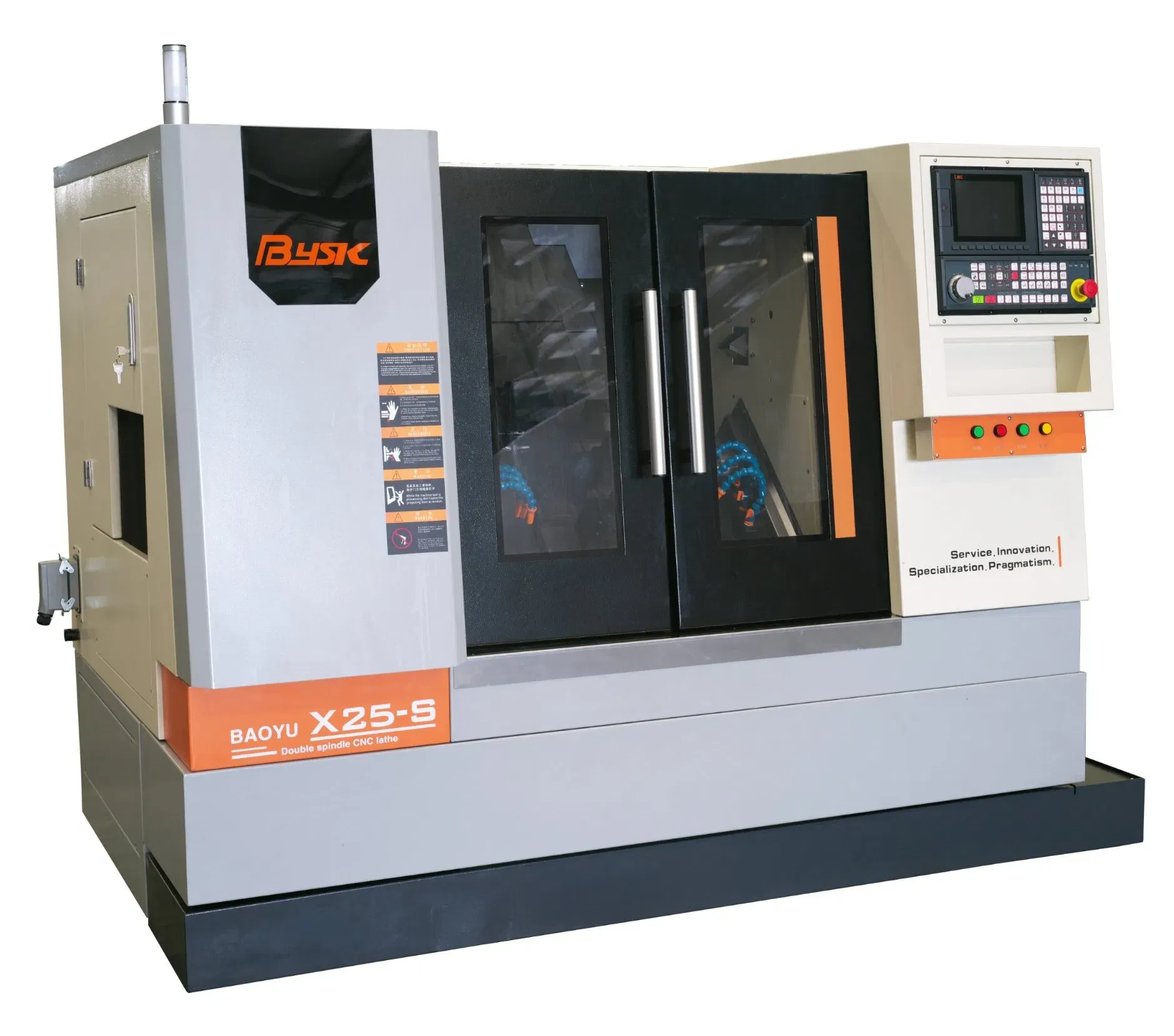 Скосная кровать автоматический ЧПУ токарный сверлильный шлифовальный фрезерный маршрутизатор металлообрабатывающий станок 2