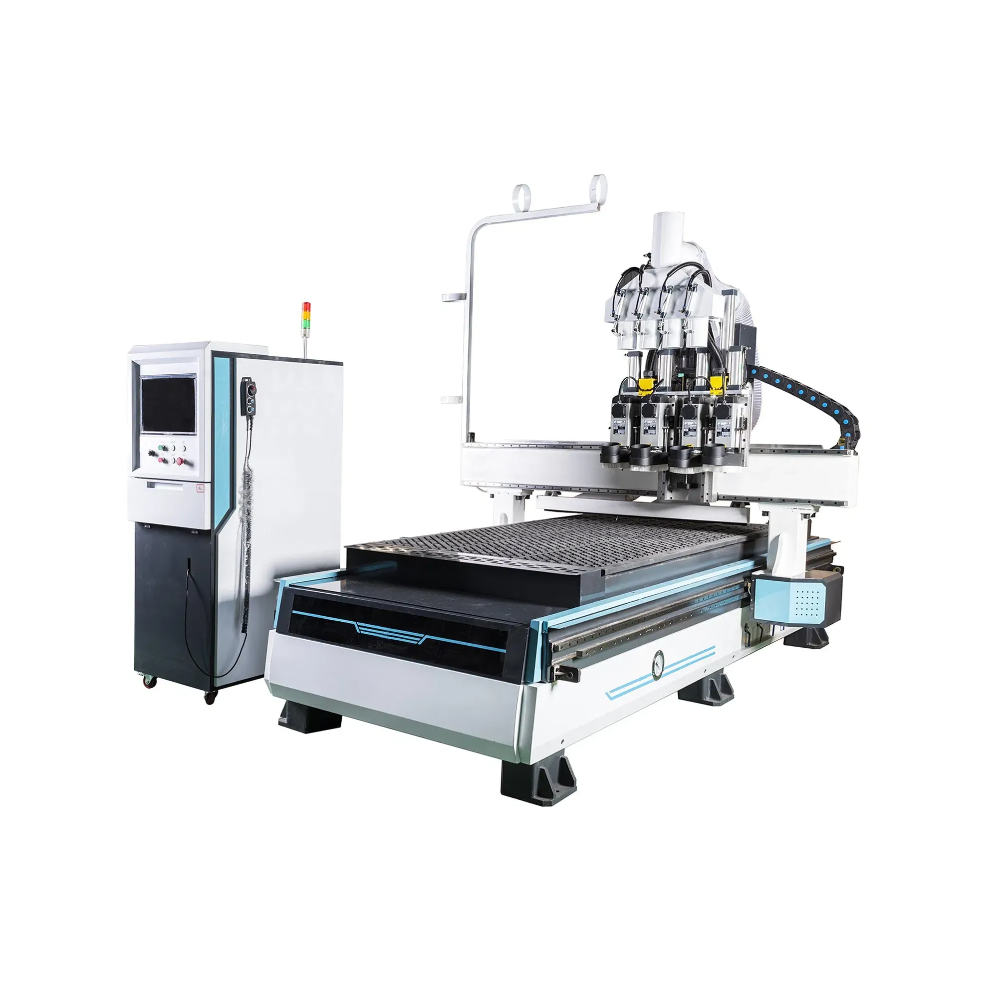 Слотирование ЧПУ деревообрабатывающего станка с 4 головами для МДФ