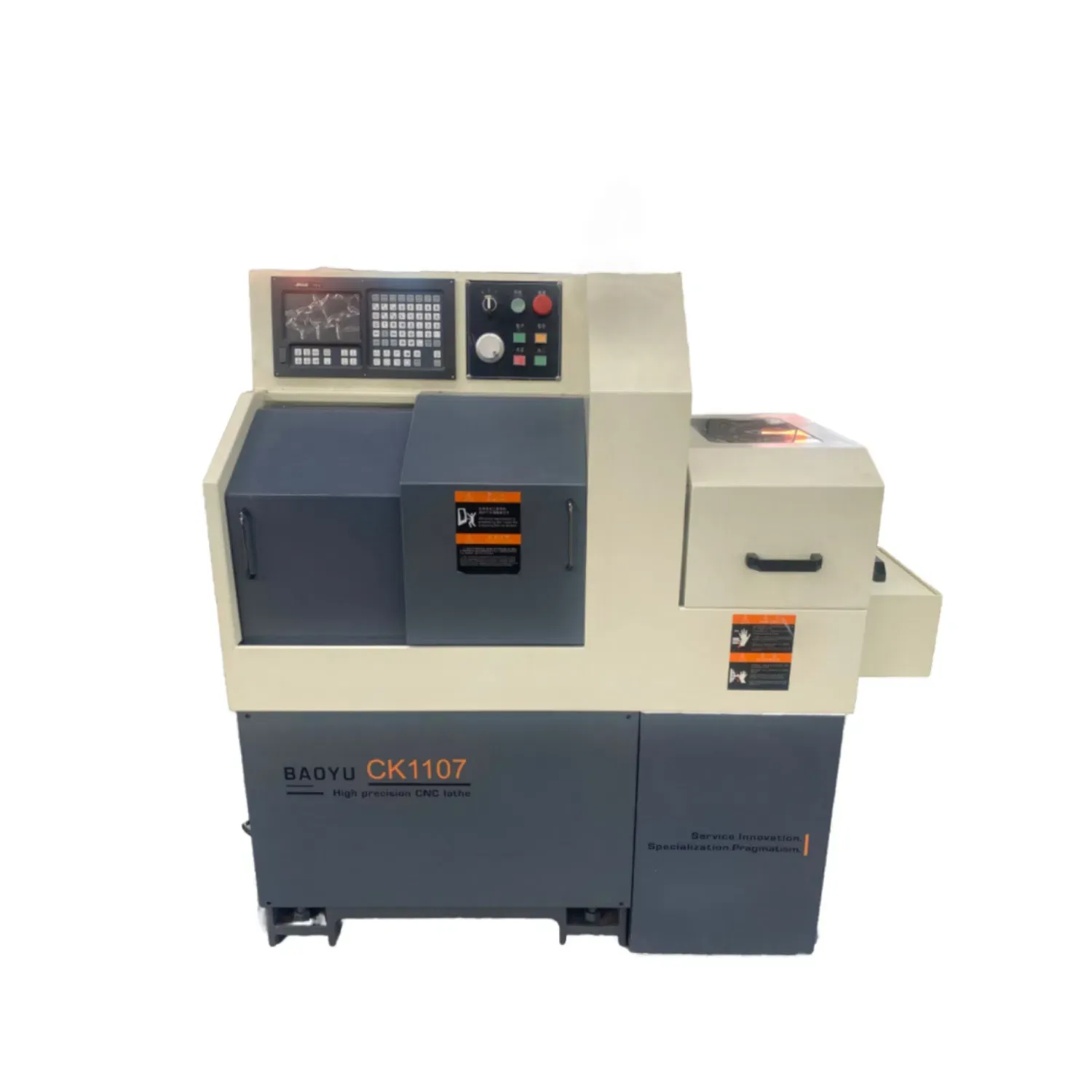 Малый 3-осевой токарный станок с ЧПУ для токарной и фрезерной обработки