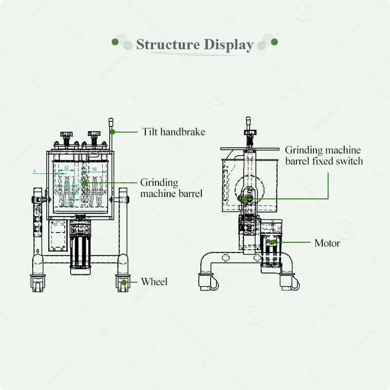 Профессиональная шоколадная машина для измельчения какао-бобов 3