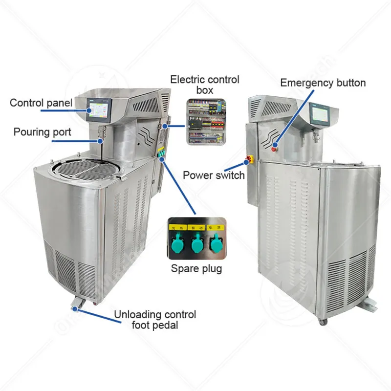 Профессиональная машина для темперирования шоколада с высокой мощностью 3