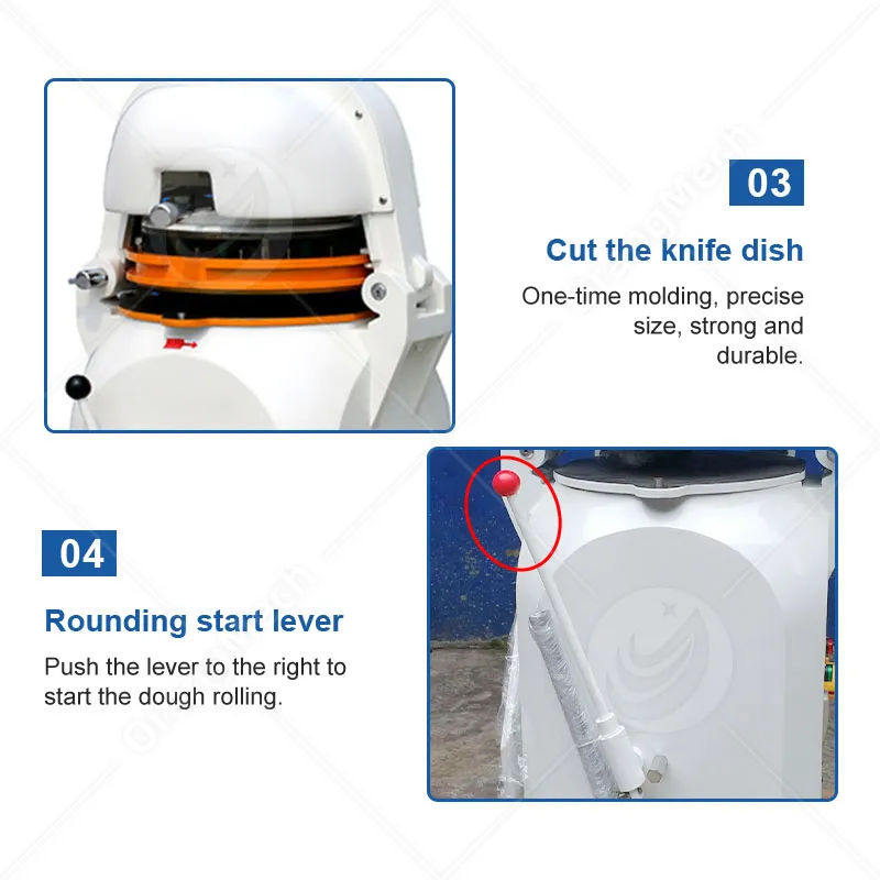 Профессиональный разделитель теста для круглых шариков Orangemech-SDDR-01 4