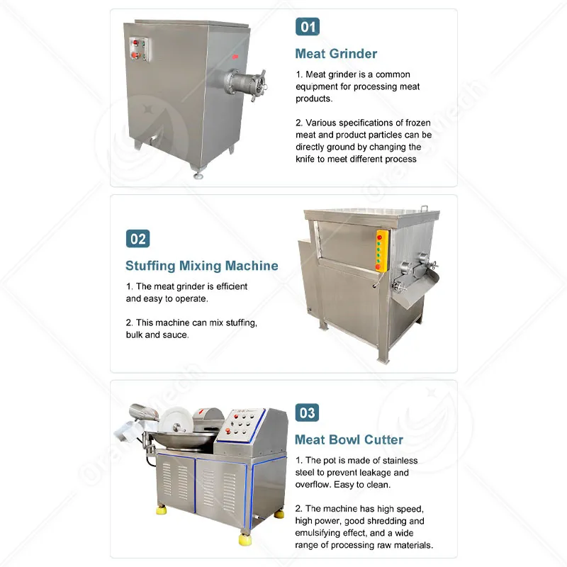 Автоматическая линия для производства колбас из нержавеющей стали 4