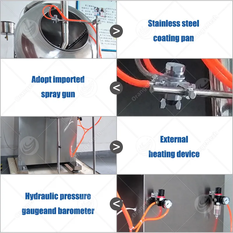Машина для панировки орехов в шоколадной оболочке 4