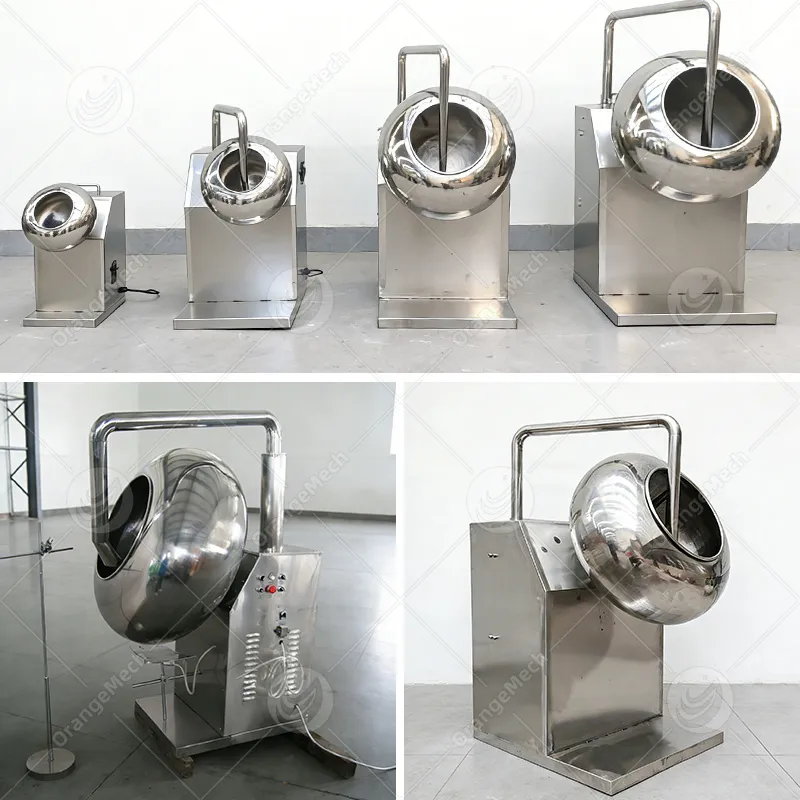 Машина для панировки орехов в шоколадной оболочке 3