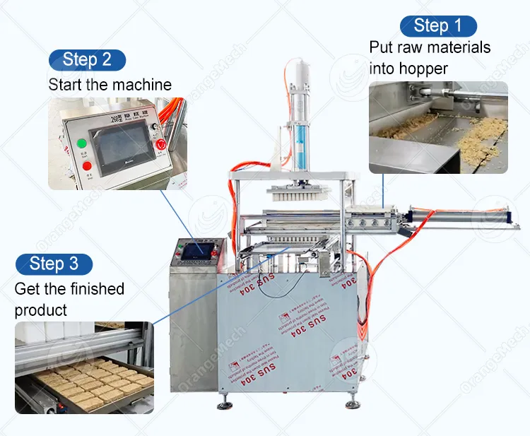 Машина для прессования маленьких полворонов в сахарные кубики 6