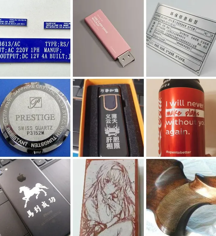 Профессиональный волоконный лазерный станок 20 Вт 6