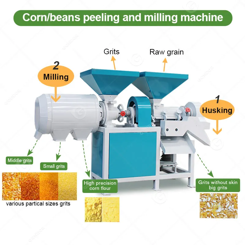 Профессиональная кукурузная мельница для обработки кукурузы 5