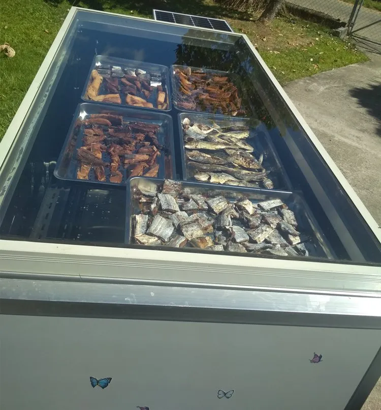 Профессиональная сушилка для рыбы, фруктов и овощей 6