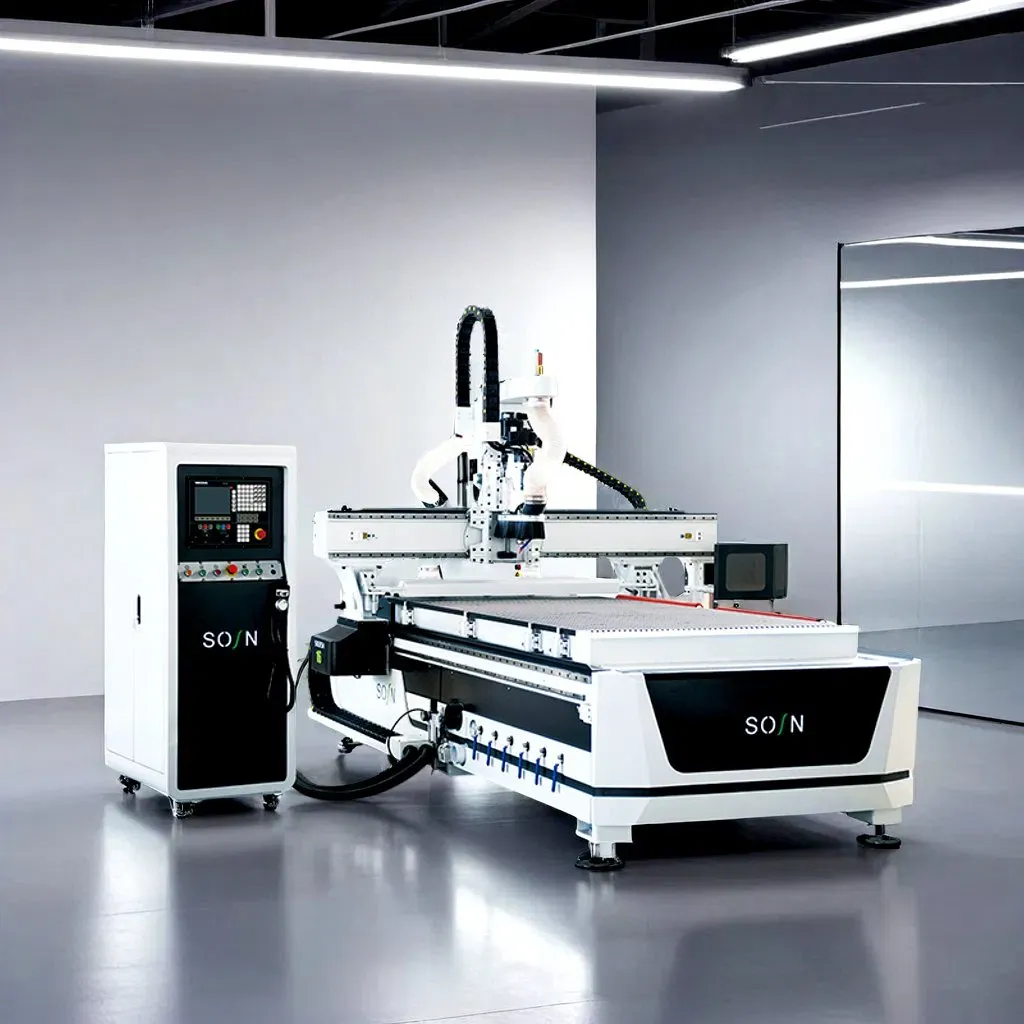 Автоматический инструментальный сменный ЧПУ фрезерный станок Сосн 16-Пiece