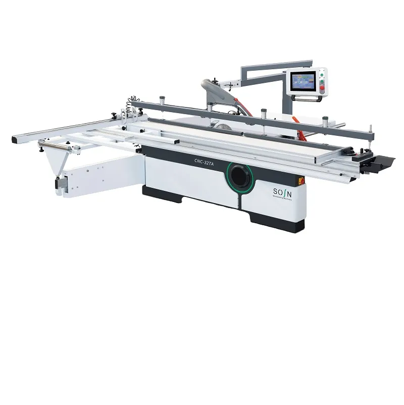 Станок с ЧПУ для резки панелей с сенсорным экраном и автоматическим скользящим столом