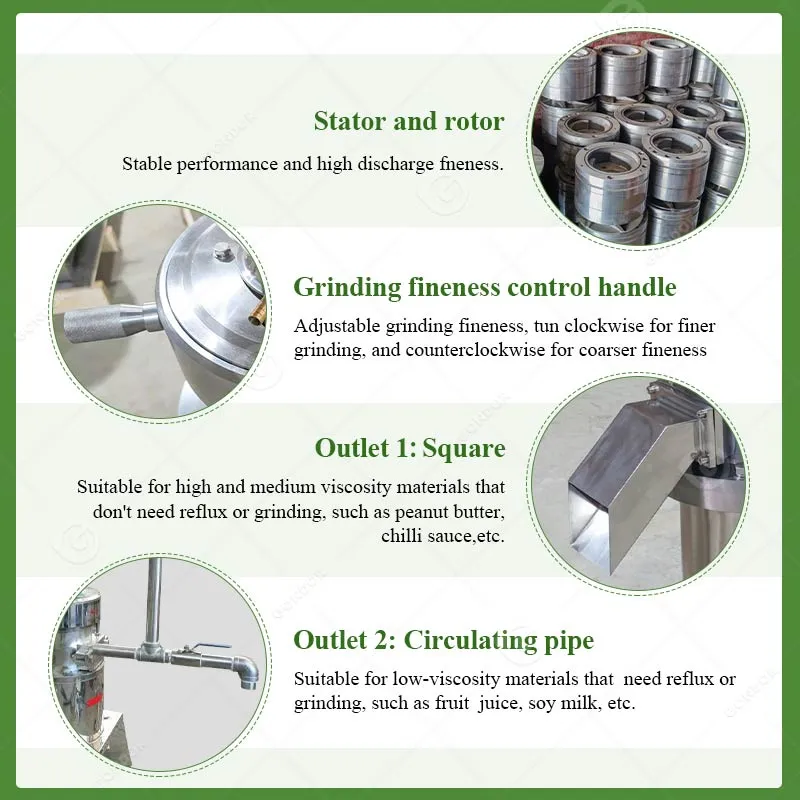 Профессиональная машина для мелкого помола арахисового масла 4