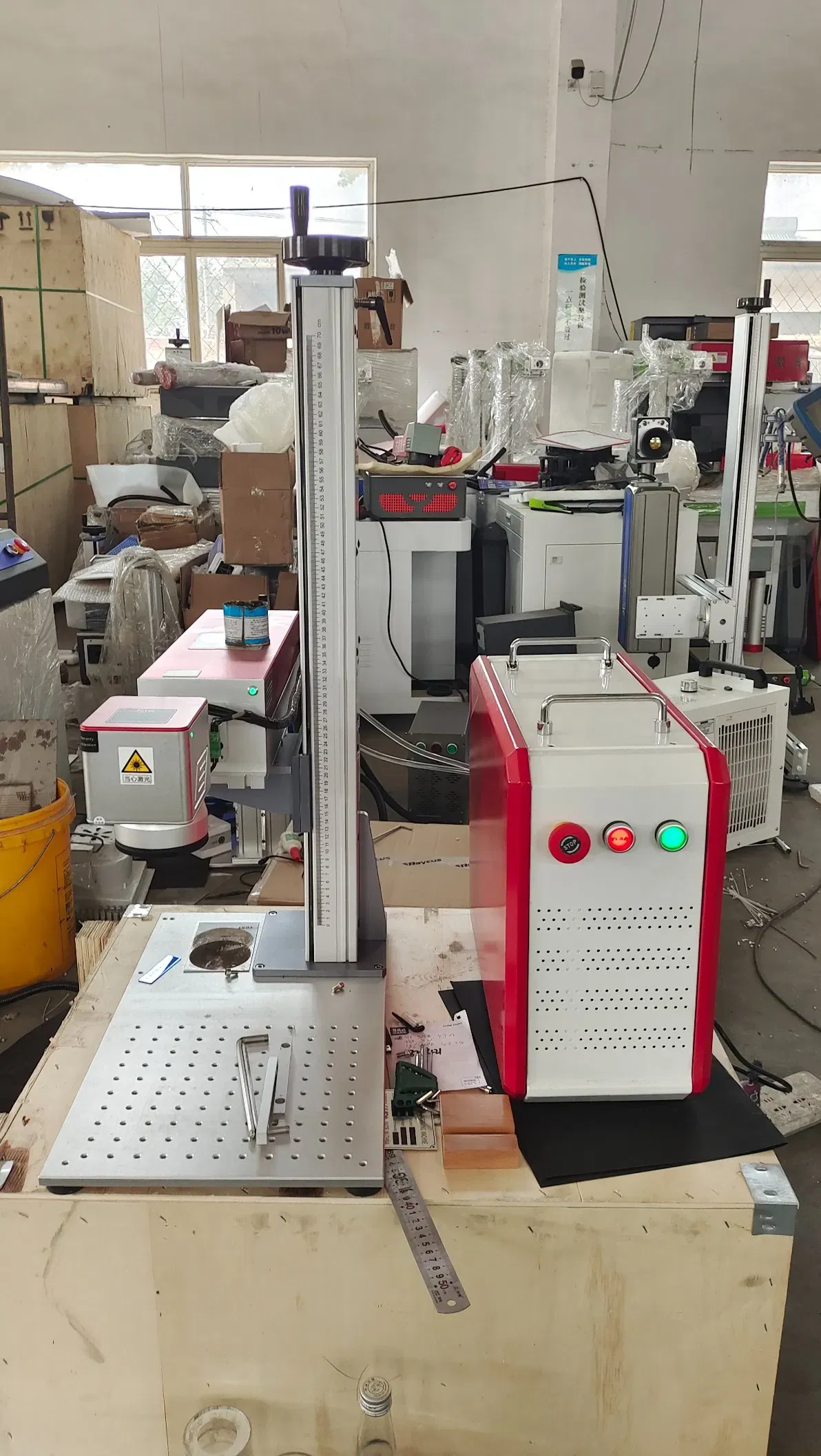 УФ Лазерная Маркировочная Машина с Головкой Galvo 300*300mm 3