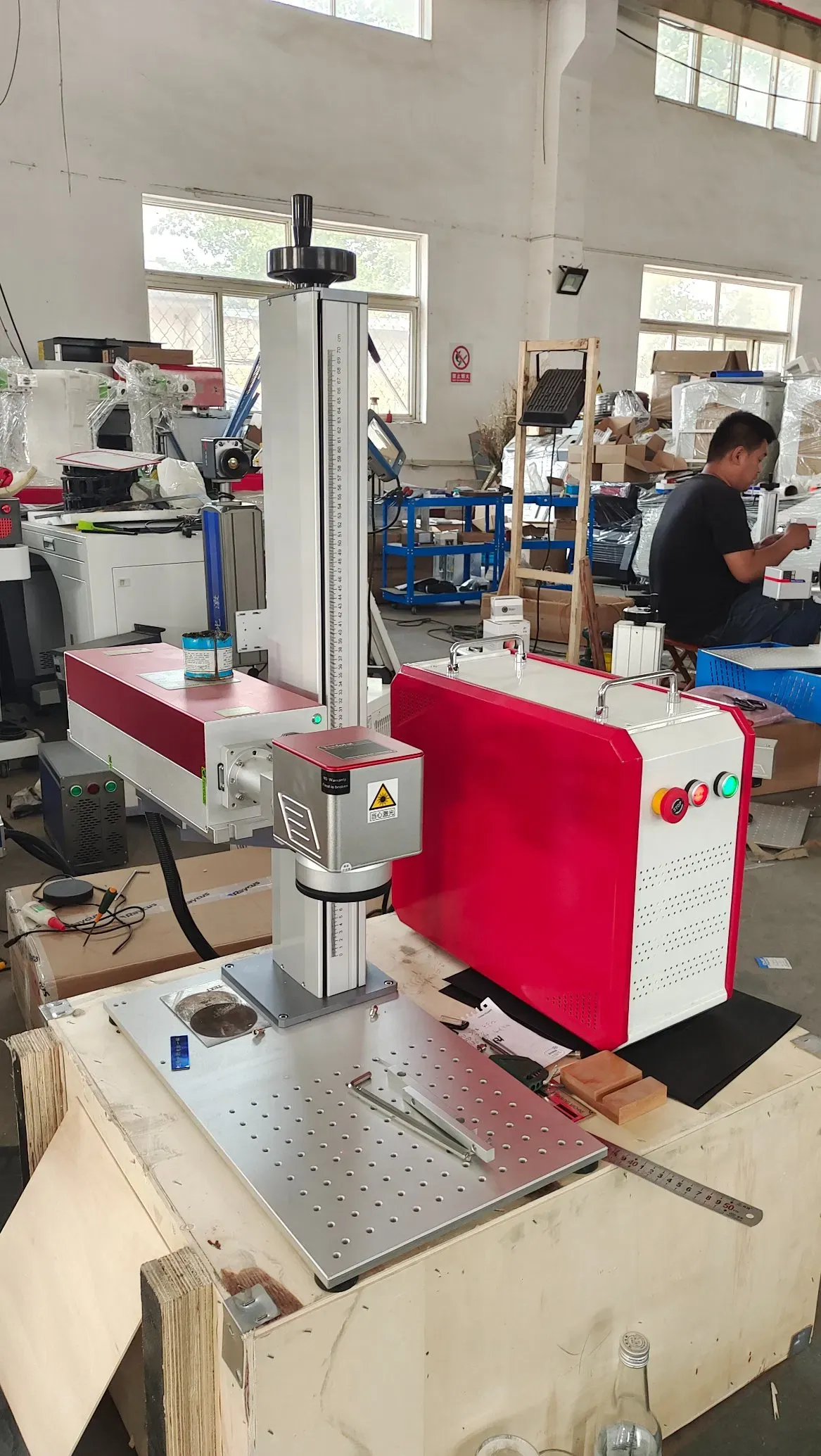 УФ Лазерная Маркировочная Машина с Головкой Galvo 300*300mm 4