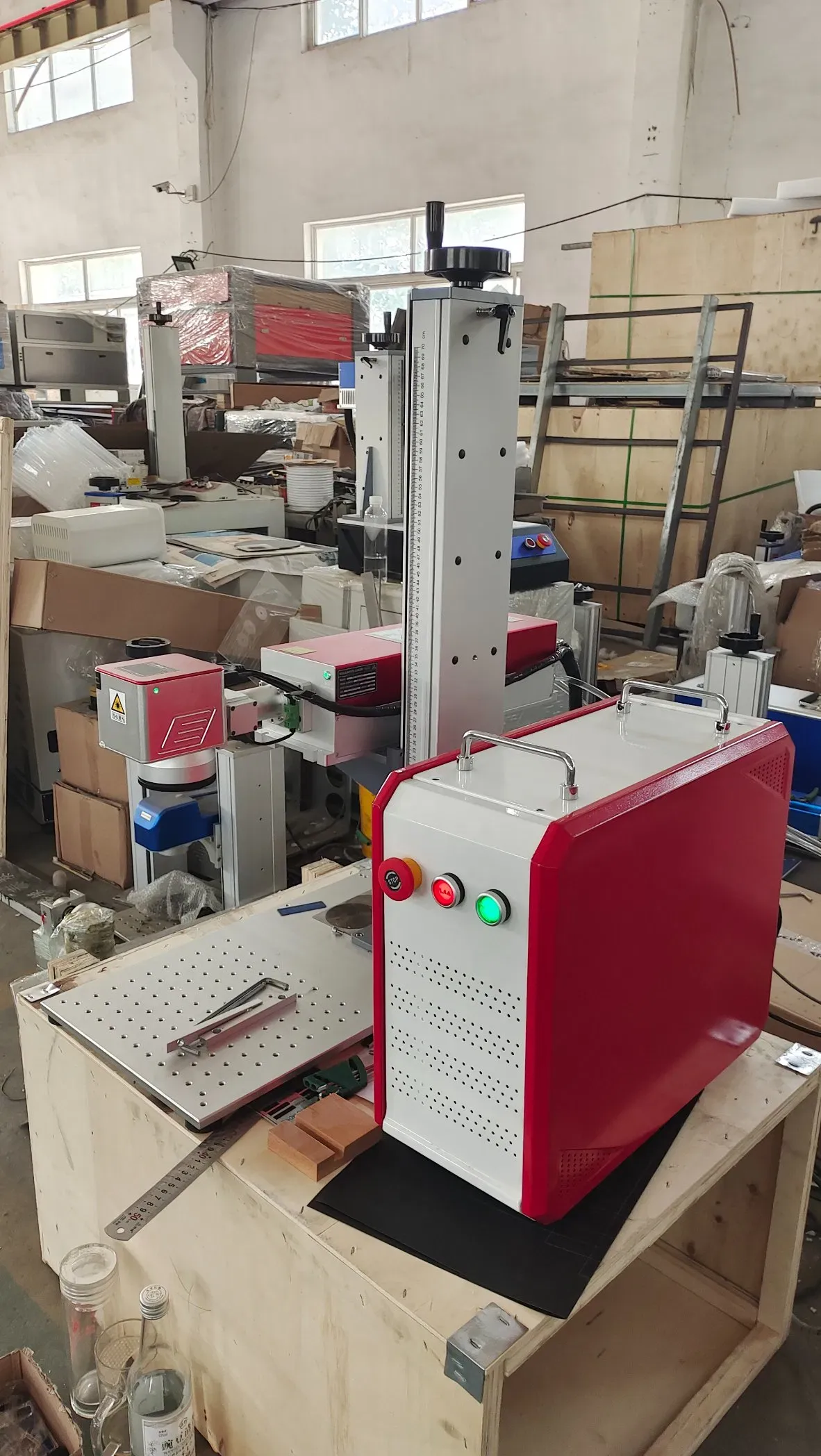 УФ Лазерная Маркировочная Машина с Головкой Galvo 300*300mm 2