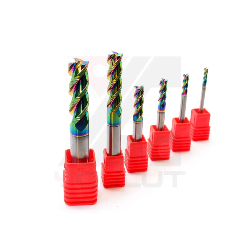 Квадратный плоский шаровидный фреза с радиусом угла из твердого карбида для обработки алюминия