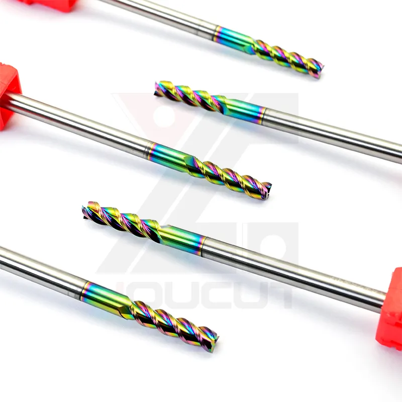 Квадратный плоский шаровидный фреза с радиусом угла из твердого карбида для обработки алюминия 6