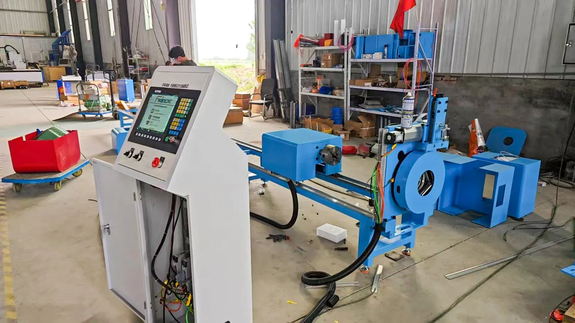 Автоматический станок для плазменной резки квадратных труб LT160L 5