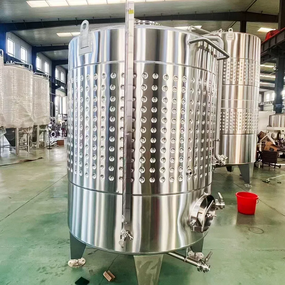Нержавеющая сталь 3000L Димпл-джакет винный ферментер ферментационный бак