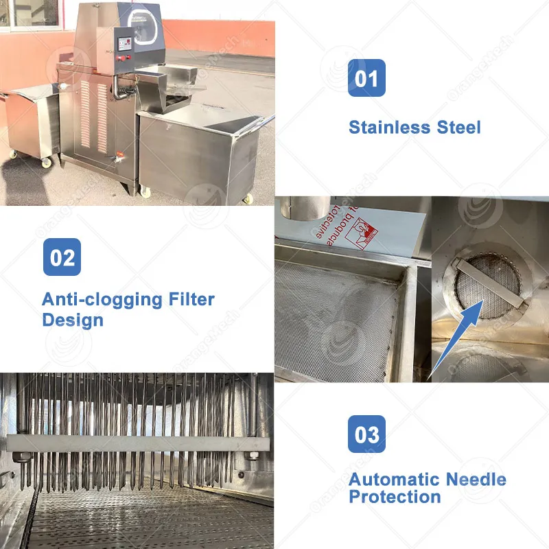 Промышленный ручной соляной шприц пистолет инжектор для мяса 5