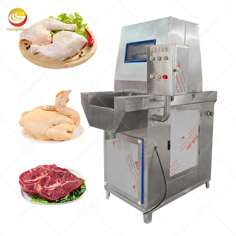 Машина для инъекции рассола в мясо из нержавеющей стали, пневматическая машина для инъекции свинины