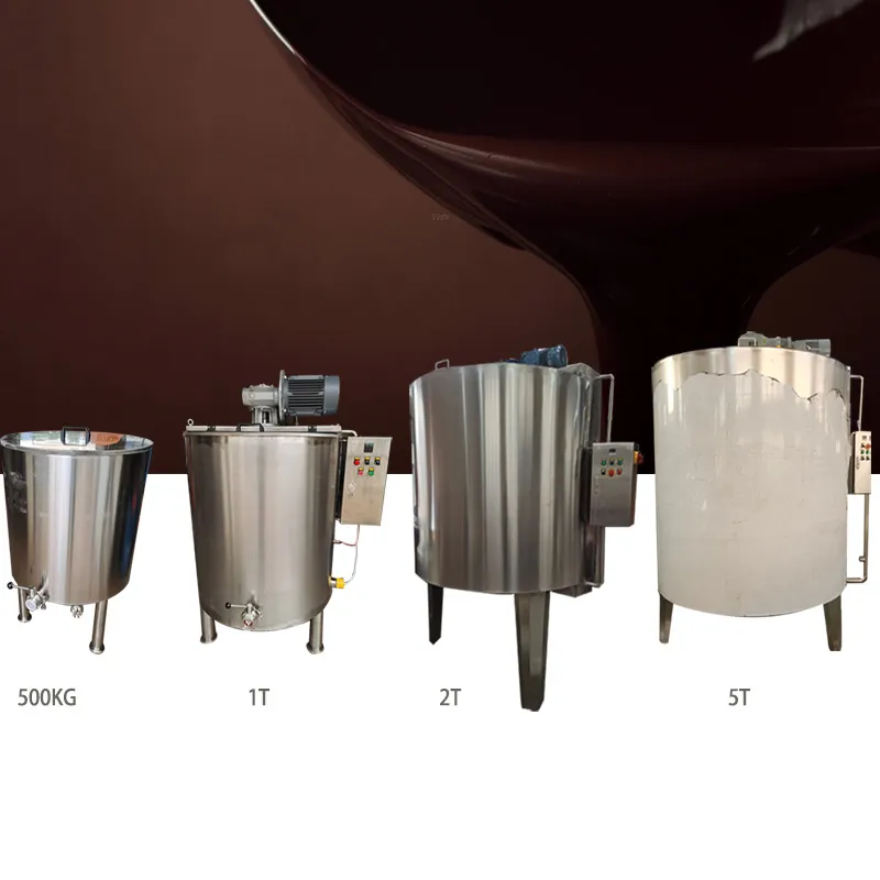 Нержавеющая сталь мини-танк для нагрева шоколада и хранения варенья 2