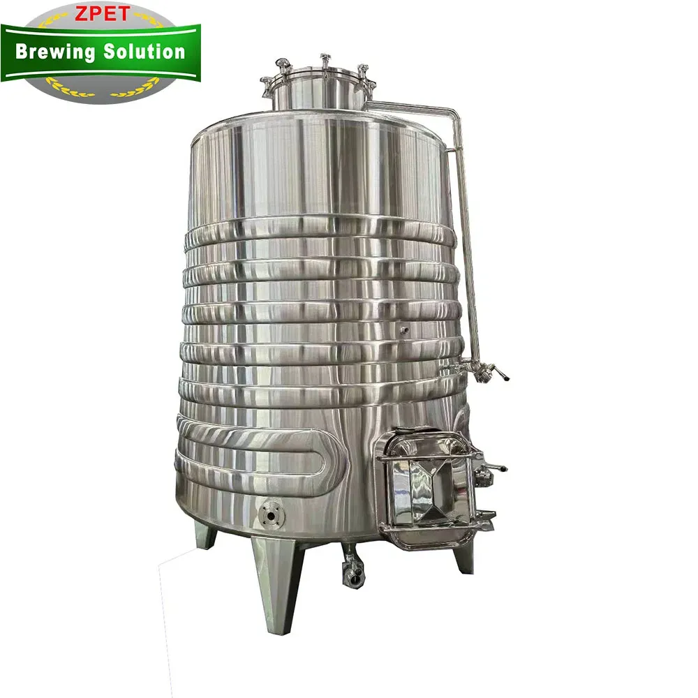 Нержавеющая стальная ферментер для вина, винодельческая емкость с плавающей крышкой 5