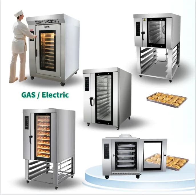Профессиональный ротационный духовой шкаф для промышленной выпечки 4