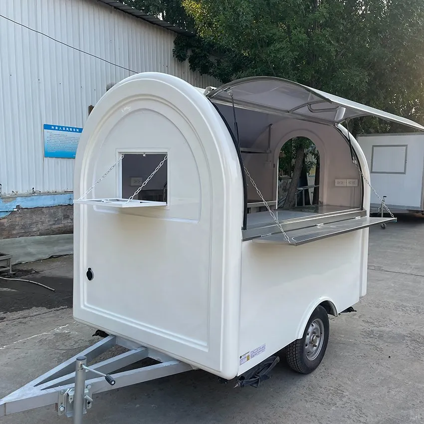 Мобильный фургон с едой, кофейный трейлер, уличный гриль