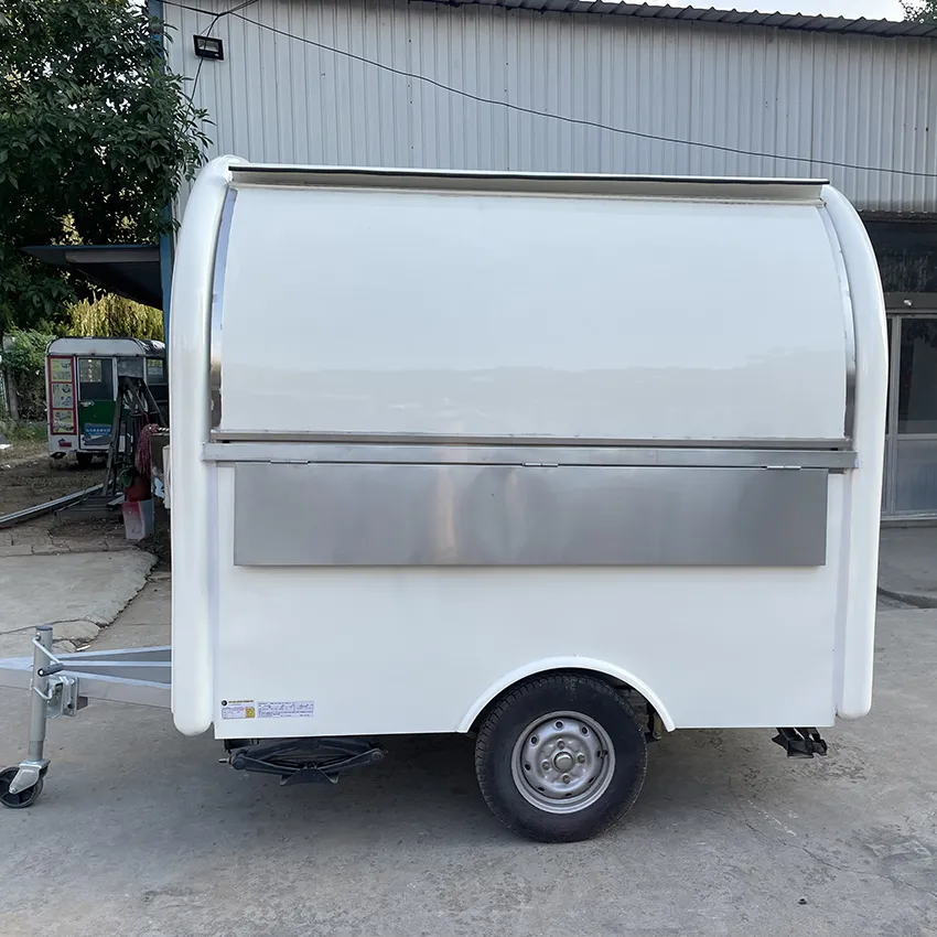 Мобильный фургон с едой, кофейный трейлер, уличный гриль 5