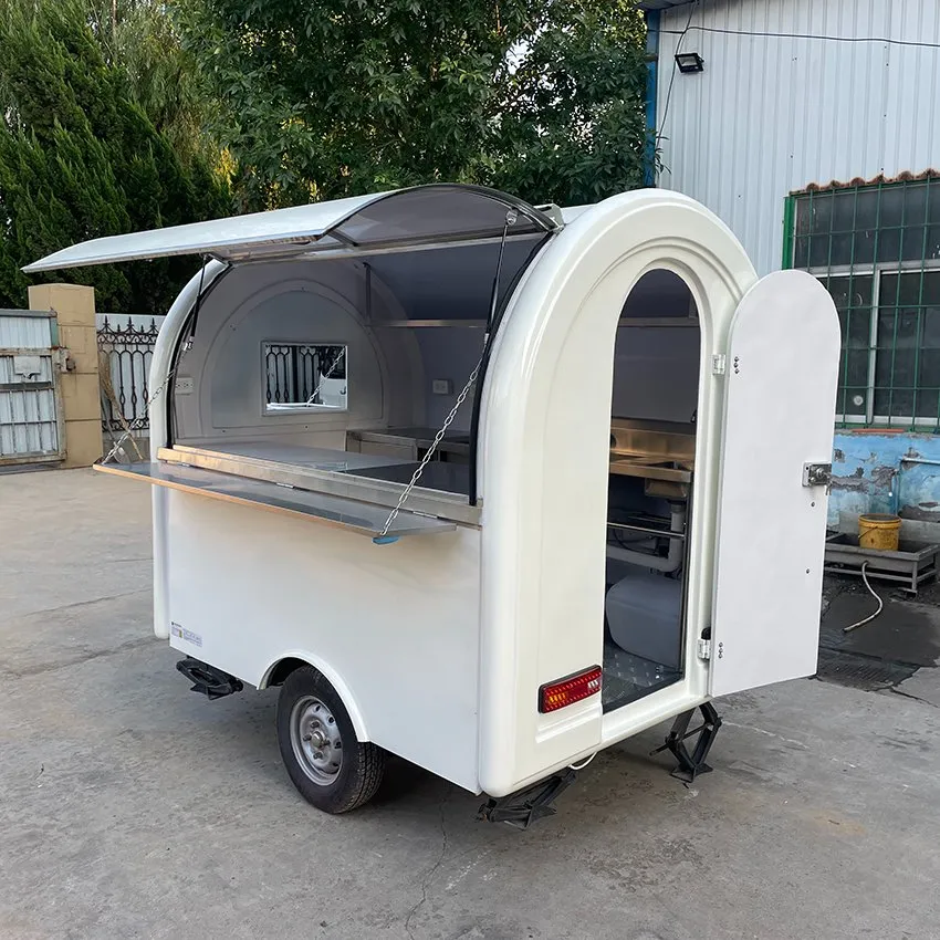 Мобильный фургон с едой, кофейный трейлер, уличный гриль 3