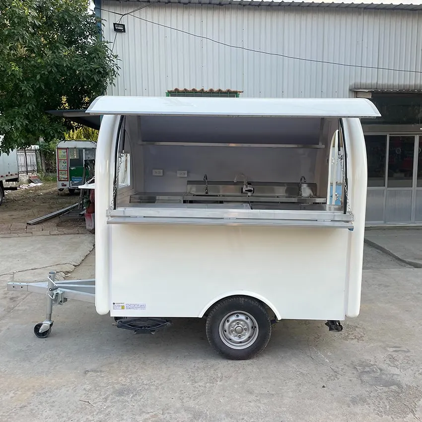 Мобильный фургон с едой, кофейный трейлер, уличный гриль 2
