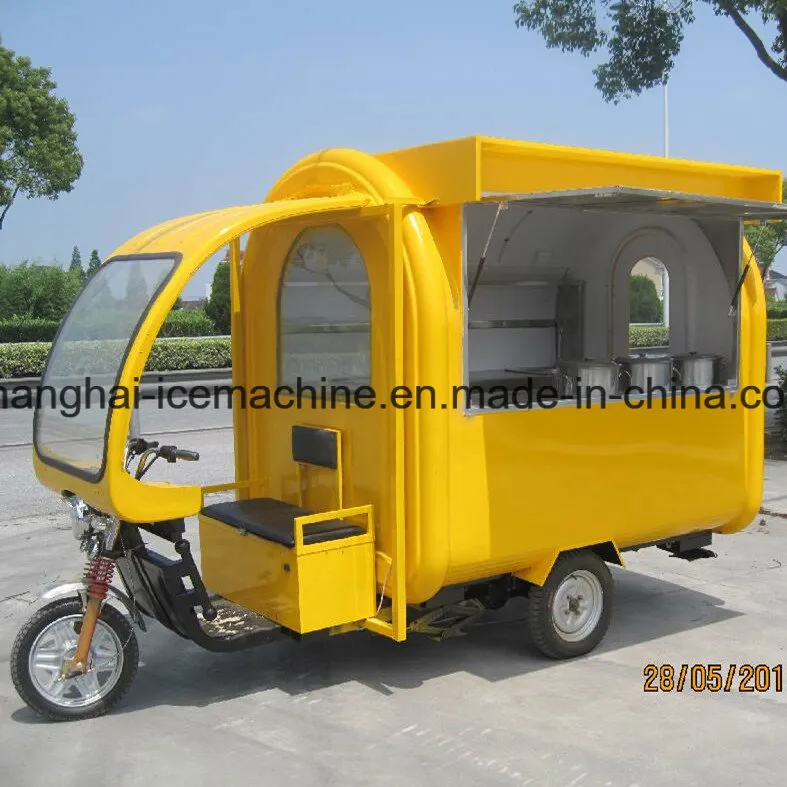 Мобильная продуктовая тележка JY-B45 с трехколесным велосипедом 6