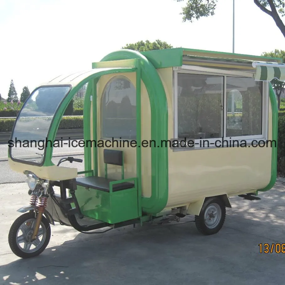 Мобильная продуктовая тележка JY-B45 с трехколесным велосипедом