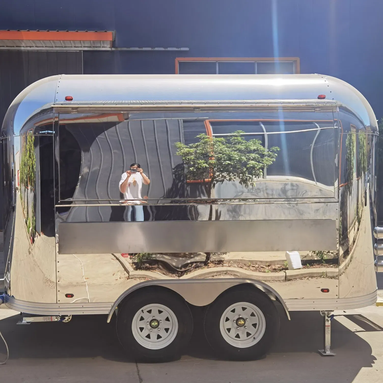 Мобильный фастфуд трейлер с кофейным фургоном 3