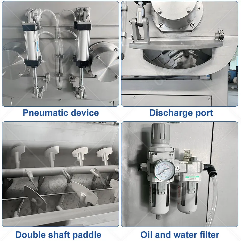 Вакуумный фаршировочный миксер для колбас и мясных изделий 6