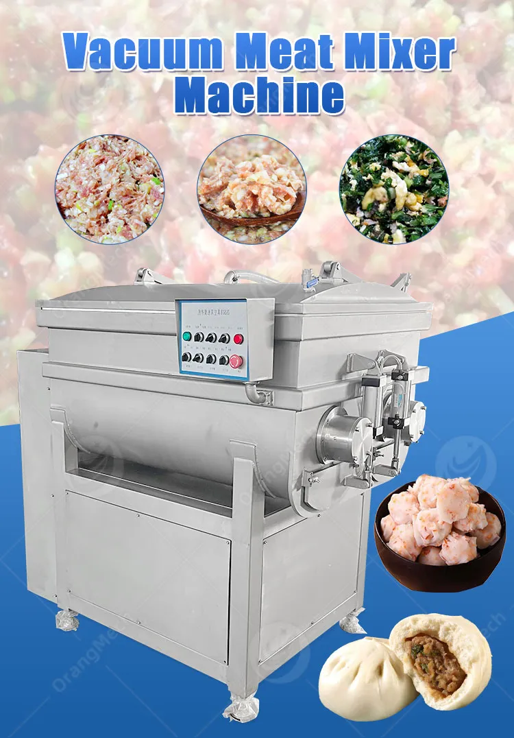 Вакуумный фаршировочный миксер для колбас и мясных изделий 2