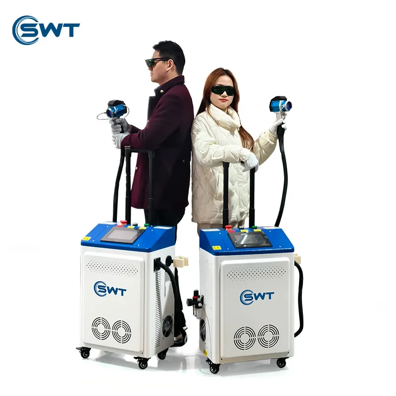 Лазерная машина для очистки SWT-QX с тележкой и воздушным охлаждением